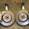 2009-2012 Acura RL Front Calipers Brakes Disc Hub Knuckles Rotors Assembly