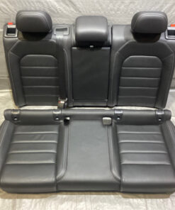2015-2017 Volkswagen MK7 Golf R Black Leather Rear Seat Set