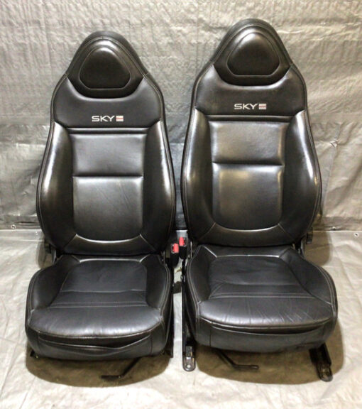 2007-2009 Saturn Sky Redline Black Leather Seats