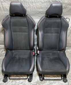 2013-2016 Subaru BRZ Limited Black Leather / Suede Front Seats
