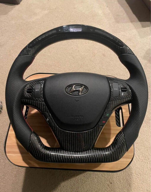 2013 Genesis Coupe 2.0T G4Werkz Carbon Fiber Steering Wheel