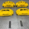 Lamborghini Gallardo Powder Coated Yellow Brembo Brake Caliper Set