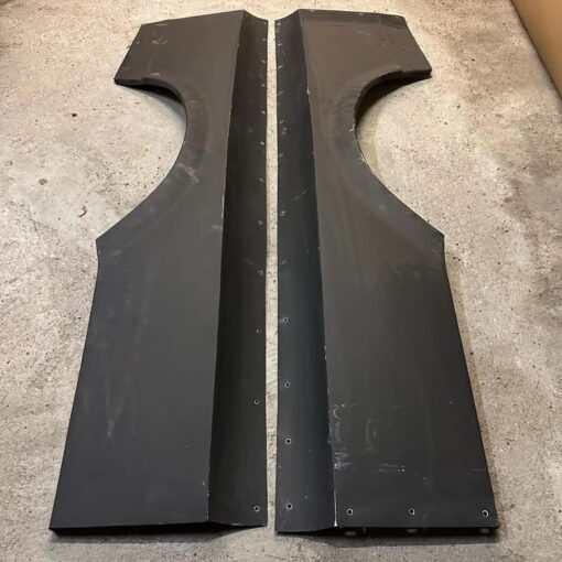 Original 126 AMG Widebody style METAL rear fenders for sale