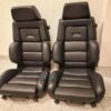 Original RECARO C81 Classic Seats in BLACK leather For Sale